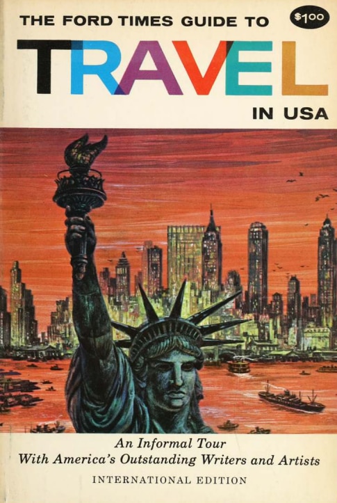 The cover of The Ford Times Guide to Travel.